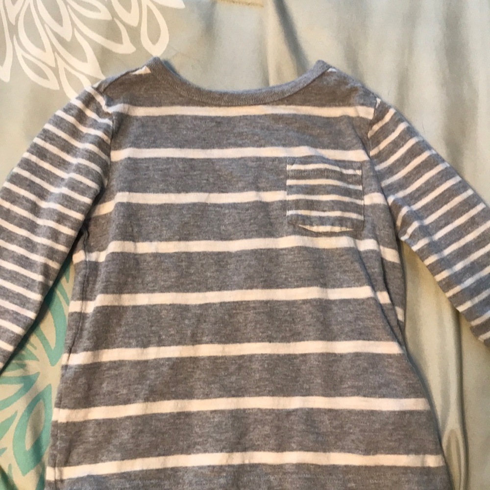 Toddler Boys Striped Long Sleeve Tee